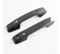 YSDSLS autocollant Couvercle Poignée Porte Latérale Voiture Fibre Carbone Capuchon Protection Décoratif Pour Mitsubishi Pour Triton L200 2023 - 2026(RHD Style 4)