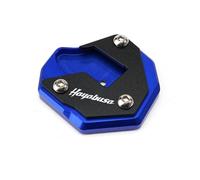 YSDSLS Installation Facile pour Suzuki Hayabusa GSX1300R GSX 1300R 2008-2021 Béquille De Moto Agrandisseur De Pied Extension De Support Latéral avec Logo(Blu)