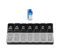 YSDYY 1 Morceau De Médicament Et 1 Morceau De Bouteille De Médecine en Poudre, Boîte À Médecine Portable, Stockage Médical, Adapté Aux Voyages Et Aux Voyages d'affaires.