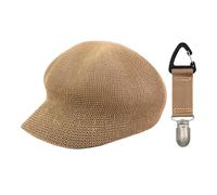 YSDYY 1 Morceau De Paniers Tricotés Et Clip De Chapeau De 1 Partie, Chapeau De Protection Solaire Léger Et Respirant, Soleil D'Été, Chapeau Décontracté En Plein Air.