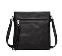 YSDYY 1 Morceau De Sac De Couverture En Cuir Pu Noir, Sac À Bandoulière À La Mode Et Simple, Bretelles Réglables, Sacs À Grande Capacité.