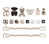 YSDYY 16 Pièces De Décorations De Chaussures Mignonnes, Décorations Créatives De Chaussures De Bricolage, Accessoires Amovibles, Accessoires De Chaussures Pour Femmes.