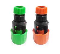 YSDYY 2 Morceaux D'Adaptateur De Robinet, Adaptateur De Robinet, Connexion en Plastique De Tuyau, Adapté Au Jardin, À La Salle De Bain, À La Cuisine.