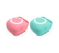 YSDYY 2 Morceaux De Brosses en Silicone pour Animaux De Compagnie, Fournitures De Bain pour Animaux De Compagnie, Récupération des Cheveux, Soins pour Animaux De Compagnie.