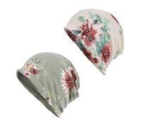 YSDYY 2 Morceaux De Chapeau De Pression Des Fleurs, Chapeau Turban Pour Femmes, Chapeau Turban Élé, Chapeau Doux, Accessoires.