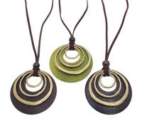YSDYY 3 Chaînes De Câbles en Cuir Multicouches, Chaînes De Remorques en Bois Vintage, Accessoires De Vêtements, Style De Bijoux dans Le Style Bohème.