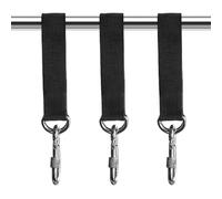 YSDYY 3 Pièces Swing Sanging Stracles, Accessoires De Hamacs Extérieurs, Clichés De Ceinture Durables, Installation De Hamac, Support Multifonctionnel (Noir).