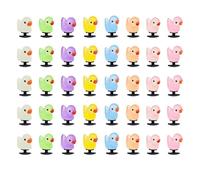 YSDYY 32 Morceaux De Chaussures De Canard Brillantes, Boucles De Chaussures Animales Douces De Dessins Animés, Accessoires De Chaussures De Bricolage Simples Et À La Mode.