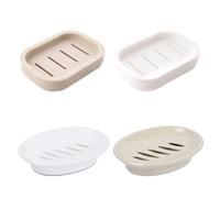 YSDYY 4 Morceaux De Stockage De Savon, Boîte De Ligne De Drainage, Boîte De Savon en Plastique, Boîte De Rangement pour Salle De Bain, Accessoires De Savon.