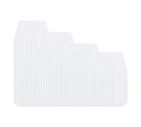 YSDYY 40 Pièces Inserts De Coin À Col De Chemise, Outils Anti-Rides À Col, Accessoires De Chemise, Support en Col De Chemise (Blanc).