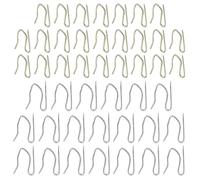 YSDYY 45 Péxer en Acier Inoxydable, Crochets De Rideaux De Salle De Bain, Crochets Métalliques Durables, Accessoires D'Assemblage De Rideaux.