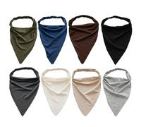 YSDYY 8 Foulards Triangulaires Dans Le Style Bohème, Bretelles À Cheveux Élastiques, Accessoires De Cheveux Colorés Non Glissés, Accessoires De Tenue.