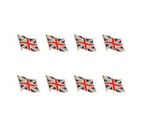 YSDYY 8 Morceaux De Broche De Drapeau Britannique, Broche De Décoration Métallique, Souvenir D'Agence Sportive Peuvent Être Utilisés pour Les Sacs À Dos, Les Vêtements Et Les Chapeaux.