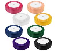 YSDYY 8 Petits Pains De Rubans, Cassettes De Boxe-Cadeau, Bandes De Fleurs Bricolage, Ligaments De Faisceaux De Fleurs, Décorations D'Événements De Fête.