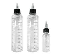 YSDYY Lot de 3 bouteilles compressibles pour liquide, ketchup, huile et vinaigre, bouteille à épices liquide, bouteille compressible polyvalente