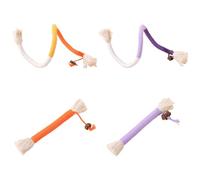 YSDYY Lot de 4 cordes à mâcher pour animaux domestiques, jouets d'intérieur pour animaux domestiques, jouets interactifs pour animaux de compagnie, fournitures pour animaux de compagnie
