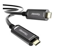 YSerendept Câble USB C à fibre optique de 10 m, USB 3.2 Gen2 10 Gbit/s Active Optical Long Distance USB C vers C pour appareils photo 4K, VR/AR, projecteurs et systèmes médicaux
