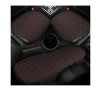 YSFDSG Auto Respirable Convient Housse De Siège Auto Universelle en Coton Et Lin pour VW pour Touareg pour Phaeton pour T-ROC Couverture Couvre SièGe(Blk Red)