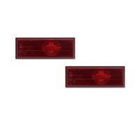 YSFDSG Clignotant Miroir Porte Pour Tous Les Modèles Cutlass 2 Portes 1981-1987 1988 Coques De Protection Des Feux De Position Latéraux Avant/arrière rétroviseur Clignotants(2pcs Smoked Lens)