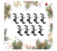 YSFHYAN 3/6/9pcs Supports 2 en 1 pour Guirlandes et Chaussettes de NoëL