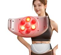 YSFHYAN Instrument éLectrique de PéTrissage du Ventre,GéNéRique Masseur Abdominal,Masseur Abdominal éLectrique,RéGlage du Mode 2 Vitesses,DéMarrage à Une Touche,Convient pour l'abdomen,Jambes
