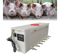 YSFHYAN Mangeoire à TempéRature Constante pour Porcelets,Distributeur Automatique de Lait pour Porcelets,Simulant l'appel de Truie,pour Plusieurs Porcelets Mangeant en MêMe Temps(Size:14 Pacifiers)
