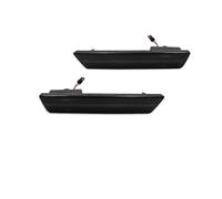YSFIFHSKFH Clignotants Latéraux Pour Dodge Pour Charger 2011-2014 Feux Position Latéraux À Lentille LED Double Rangée Réflecteurs Avant Et Arrière Clignotants(2xRear Red Smoked)