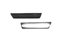 YSFIFHSKFH Clignotants Latéraux Pour Dodge Pour Charger 2011-2014 Feux Position Latéraux À Lentille LED Double Rangée Réflecteurs Avant Et Arrière Clignotants(2xFront White Smoked)