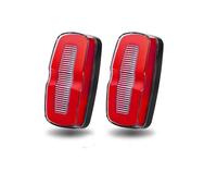 YSFIFHSKFH Feu de Position Indicateurs Latéraux LED Pour Remorque De Camion Clignotant Feu Arrière D'avertissement Frein 12V 24V Pour Tracteur ATV UTV Feu d'encombrement(2pcs Yellow Red)