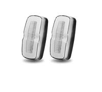 YSFIFHSKFH Feu de Position Indicateurs Latéraux LED Pour Remorque De Camion Clignotant Feu Arrière D'avertissement Frein 12V 24V Pour Tracteur ATV UTV Feu d'encombrement(2pcs Yellow White)