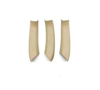 YSFIFHSKFH Poignee Pour BMW X3 X4 F25 F26 2010 2011 2012 2013 2014 2015 2016 Couvercle de poignée de porte intérieure de voiture Poignee Porte Interieur(3Pcs Handle Beige)