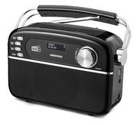 YSFMODE-E66809 Dab Plus Portable Solar Radio (Design Rétro,Panneau Solaire,Bluetooth,Dab+ Fm,Batterie Intégrée,Port Usb,Aux,Minute