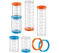 YSFMODE-Ensemble De Tubes Hamster,Accessoire Cage Hamster,Total 7 Pièces,Tunnels Pour Hamsters Transparents Avec Trous De Ventilat