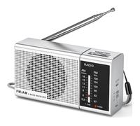 YSFMODE-Mini Radio Fm/Am,Poste Radio Portable Avec Bouton Fm/Am Rapide,Prise Casque,Mini Radio À Transistors Alimentée Par 2 Piles