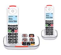 YSFMODE-Swissvoice Xtra 2355 Duo,Téléphone Sans Fil Dect Avec Répondeur,2 Com És,Sonneries Fortes,Compatible Avec Les Aides Auditi