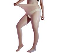 YSGUYILT Collant Femme Resistant Grande Taille Collant Indéchirable Collants Plus Size à Entrejambe Ouvert