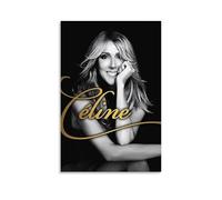 YSHCHEN Poster sur toile de la série Celine Dion des chanteurs populaires, décoration murale, décoration pour chambre à coucher, 30 x 45 cm, style sans cadre