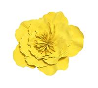 YSHHKEE Accent de couvre-chef floral proéminent avec plusieurs | Pétales à larges couches avec une profondeur visible, profil floral distinct, accent porté sur la tête avec une