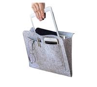 YShiuoL Sac de Rangement pour Chevet Sac de Rangement Suspendu au Chevet, boîte de Rangement for mouchoirs, télécommande, Sac Suspendu for Livres, Articles ménagers Divers(Light Grey)