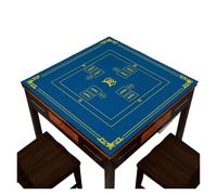 YShiuoL Tapis de Mahjong Nappe de Mahjong épaisse et insonorisante, for Table de Poker Automatique et silencieuse, en Silicone, Motif Dinosaure géométrique(Color 4,85x85cm)