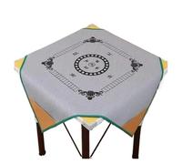 YShiuoL Tapis de Mahjong Tapis de Table de Mahjong rembourré et Doux, en Cuir PU, for Jeu de société, réduit Le Bruit(Gray)