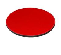 YShiuoL Tapis de Mahjong Tapis de Table de Poker Rond, Nappe de Mahjong épaisse et antidérapante, Tapis de Jeu en Caoutchouc résistant au Bruit(Red,Diameter 60cm)
