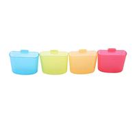 YSINFOD 4pcs / Set Supports pour sachets de thé Supports après-midi Outils à thé Accessaries Portable Simple Sachet à thé Boules à thé Cookies Biscuits Holder, mélange de Quatre Couleurs