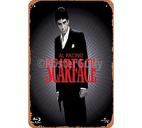 Ysirseu Al Pacino in The Scarface Top 250 Décoration murale vintage pour café 30,5 x 45,7 cm