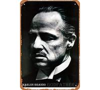 Ysirseu Décoration murale vintage « The Godfather | Marlon Brando Take 3 Top 250 Coffee Bar 30,5 x 45,7 cm