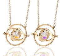 ysister Collier Harry Retourneur de Temps - Sablier 360 Degree Time d'Hermione Dans l'école des Sorciers avec Pendentif en Forme de Sablier