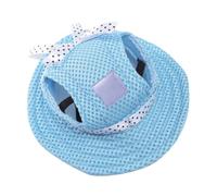 YSJCHEBS 1 Chapeau De Soleil pour Chien Bleu, Chapeau pour Chien, Chapeau pour Chien, Parasol pour Chien, Chapeau De Soleil pour Chien, Jouet pour Animaux De Compagnie, Chapeau pour Chien Petit