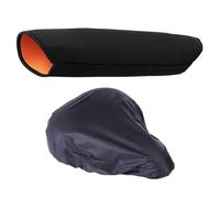 YSJCHEBS 1 Couvercle De Batterie De Vélo Électrique, 1 Housse De Pluie pour Siège De Vélo, Couvercle De Protection De Batterie, Couvercle De Protection De Batterie Étanche.
