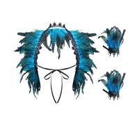 YSJCHEBS 1 Foulard De Printemps Et 1 Paire De Bracelets En Plumes, Vêtements De Pansement De Danse, Accessoires Élés, Rétro-Accessoires, Accessoires De Vêtements Pour Femmes