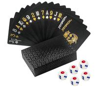 YSJCHEBS 1 Jeu De Cartes À Jouer en Plastique Et 5 Dés, Cartes À Jouer Étanches, Cartes À Jouer Résistantes À l'usure, Jeux De Société, Jeux Interactifs